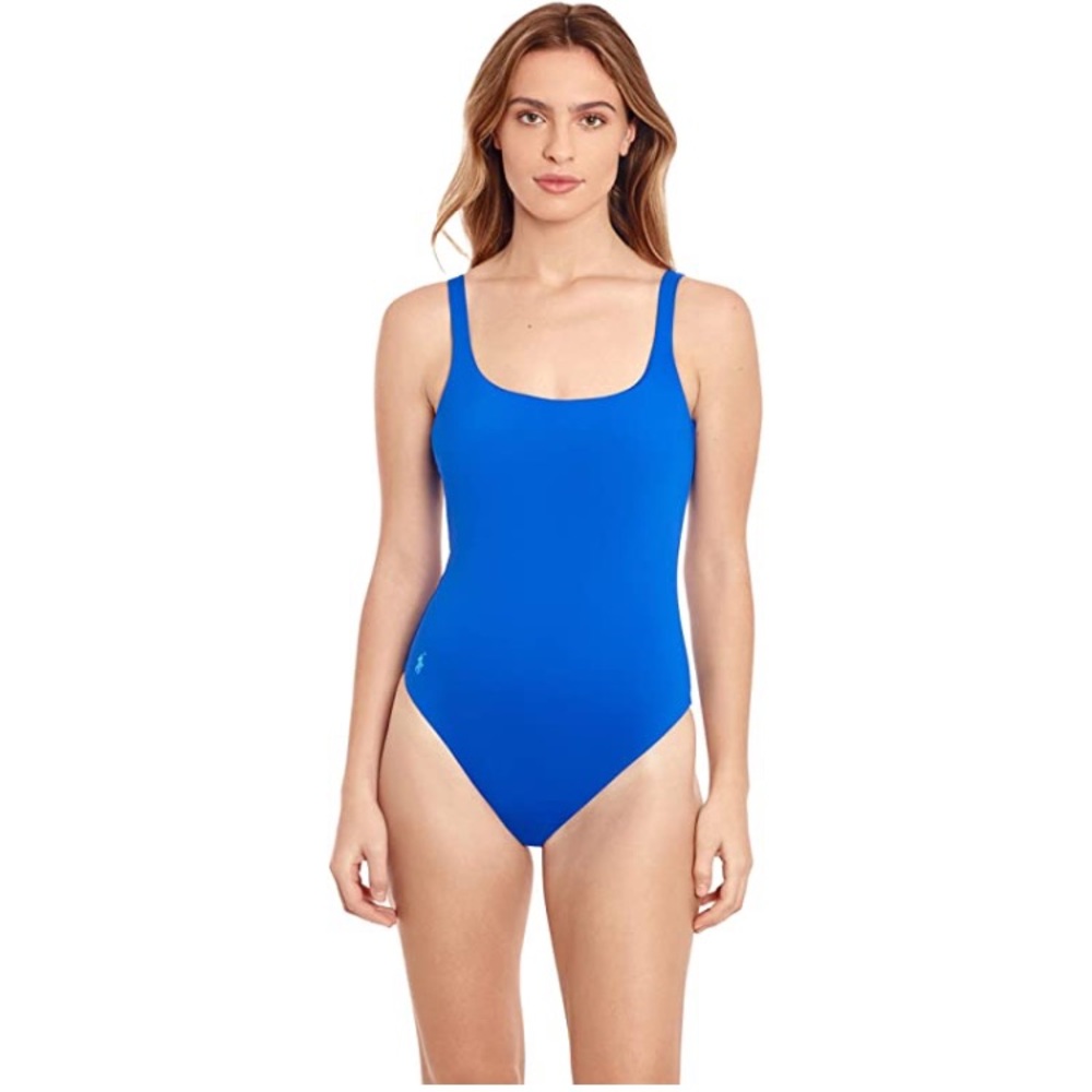 Ralph Lauren One Piece Blue Swimsuit